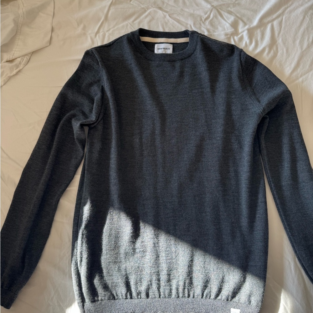 Norse Projects Merino Men's Gray Sweater - L